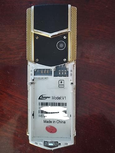 nokia 8800 sirocco satilir: Hope V1 düyməli mobil telefon - Klassik, zərif dizayn: qızılı çərçivə — 2