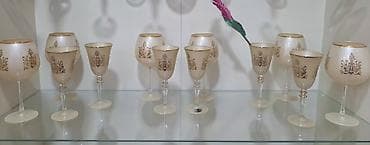 ucuz tablolar: Qədəhlər, rəng - Bej, Şüşə — 6