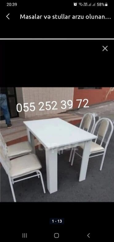 komputer stolu satisi: Kompüter masası, Yeni, Açılmayan, Laminat, Dördbucaq masa — 10