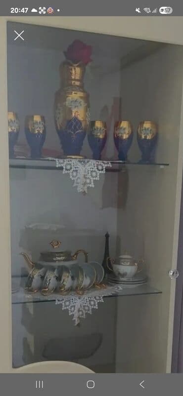 Termoqablar: Çay dəsti, rəng - Yaşıl, Bohemia, 6 nəfərlik — 2