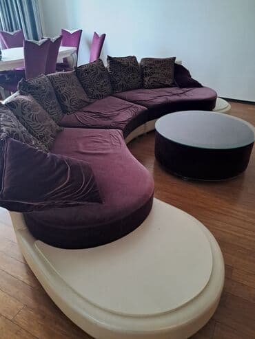 бескаркасный диван кровать: Угловой диван, Нераскладной — 1