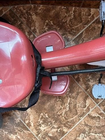 elektrik velo: Uşaq üçtəkərli velosipedi – idarəetmə tutacaqlı model - Rəng — 3