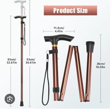 4 ayaqli celik: Əsa xasa baston çəlik Teleskopik çoxayaqlı əl əsası - Ergonomik T — 2