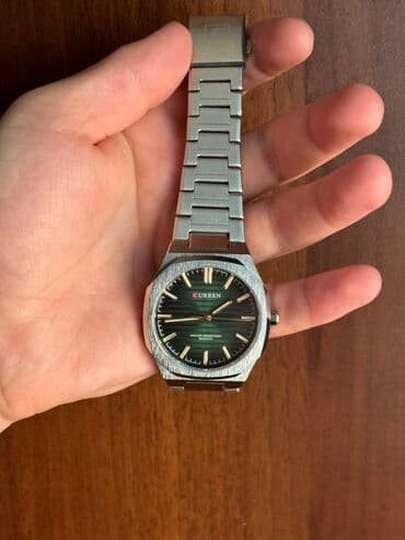 смарт рич кофе для похудения: Наручные часы, Curren, цвет - Зеленый — 2