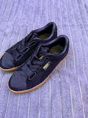 gümü: Puma Basket qadın ayaqqabısı - Model: Puma Basket - Rəng: Qara üst — 1