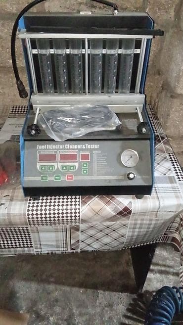 Yanacaq enjektoru təmizləyici və tester aparatı - 6 enjektor üçün