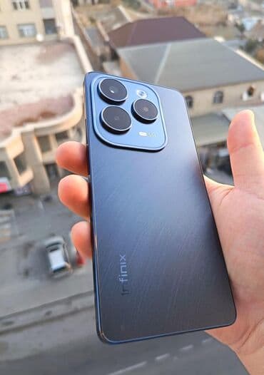 note 8 kabro: Infinix Note 40 Pro, 256 GB, rəng - Göy, Sensor — 9