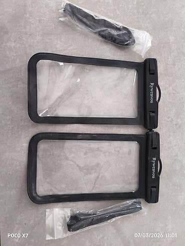 iphone x10: Ryweavou Universal Suya Dayanıqlı Telefon Kılıfı – 2 ədəd dəst — 1