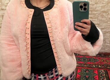 reqs geyimi: Kürk, S, rəng - Çəhrayı — 1