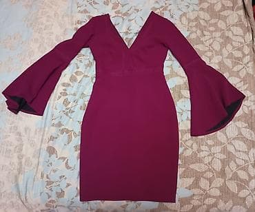 Qadın geyimləri dəsti 1) Qara-ağ naxışlı don - Uzunqol, dairəvi və — 7