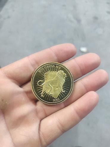 Johnwik. filminden Qızılı rəngli kolleksiya medal/koliye – “ENS CAUSA — 1