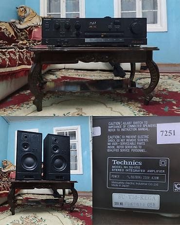 kalonka dinamik satisi: Tecili satilir.630 azn 🔔 Technics SU-V50 stereo inteqrasiya olunmuş — 1
