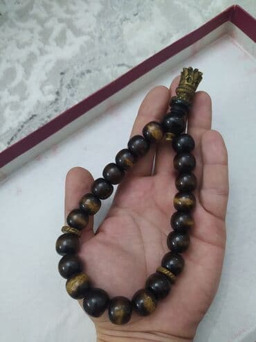 fosfor tesbeh: Ebonit təsbeh hədiyyəlik və gündəlik üçün uyğundur — 2