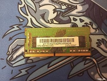 Digər ehtiyat hissələri: Operativ yaddaş (RAM) Samsung, 8 GB, 3200 Mhz, DDR4, Noutbuk üçün, İşlənmiş — 1