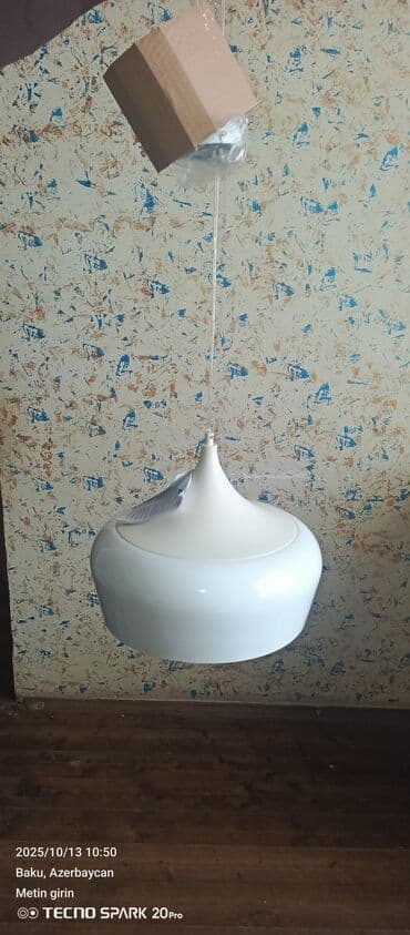 кварцевая лампа для помещений: Asma tavan lampaları – “Nabab” modeli (qutu üzərində göstərilib) — 4