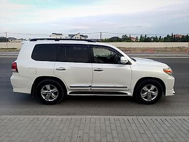 qazel satşı: Toyota Land Cruiser GXR – ağ rəngdə, tam ölçülü off-road/SUV. Əsas — 6