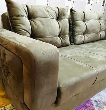 islenmis divanlarin satisi: Divan, Açılmayan, Bazasız, Vеlur parça, Çatdırılma yoxdur — 1