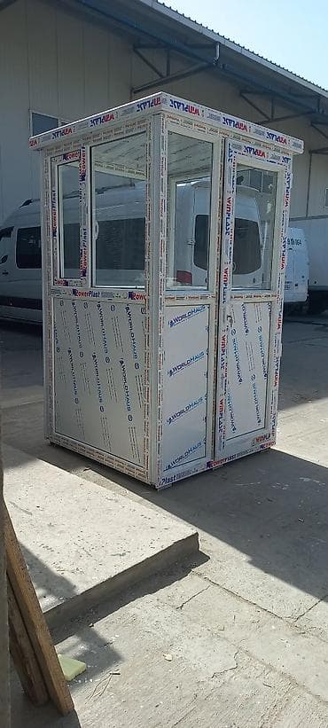 будка: MÜHAFİZƏ BUTKALARI. 155X200. 1450 MAN. GÖY ZERKALNİ ŞÜŞƏLİ — 8
