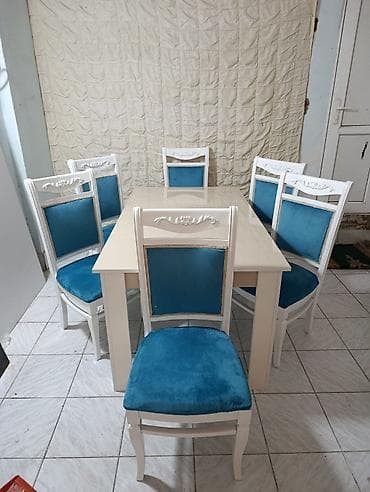Mdf Masa desti tam ideal vəziyyətdə oturacaqlar temiz taxtadan qiymət — 8