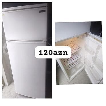 Ikikameralı soyuducu - Üst hissədə dondurucu bölməsi, aşağıda