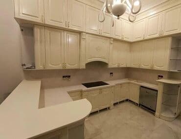 кухонная мебель на заказ в баку: Кухонный гарнитур на заказ, Самозакрывающие петли, МДФ, Нет кредита, Бесплатная доставка — 4