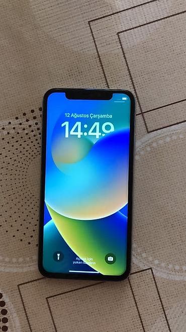 iphone x satisi: IPhone X, Gümüşü, Simsiz şarj — 1