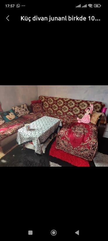 metbex kunc divan desti: Künc divan, İşlənmiş, Açılmayan, Bazasız, Parça, Çatdırılma yoxdur — 1