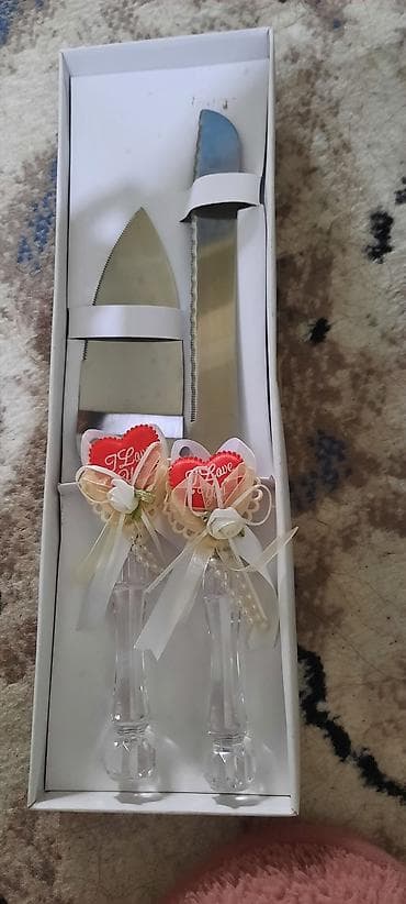 alət qabı: Tort və şiriniyyat qabı, rəng - Ağ, Metal — 1