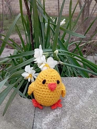 hediyyeler instagram: Amiqurumi oyuncağı – əl işi sarı cücələr - Material: yumşaq — 2