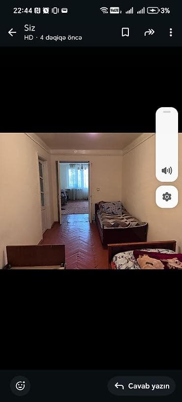 Kirayə mənzillər: 3otaqlı mənzil – mətbəx və sanitar qovşaqla - Geniş işıqlı otaq: iri — 5