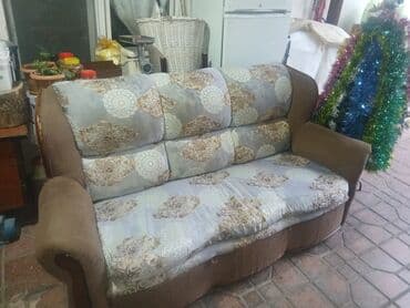 stul satilir: Divan, Açılan, Bazalı, Vеlur parça, Çatdırılma yoxdur — 4