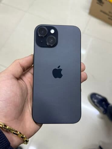 IPhone 15, 128 GB, Qara, Face ID — 1