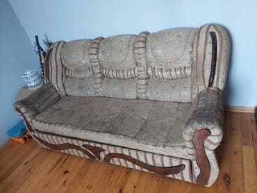 бескаркасный диван кровать: Divan, İşlənmiş, Açılan, Bazasız, Parça, Çatdırılma yoxdur — 2