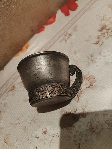 Qəhvə dəsti, rəng - Gümüşü, Metal, 6 nəfərlik — 2