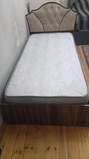 Təknəfərlik çarpayı, Matras ilə, Siyirməsiz