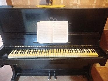 gitara akustik: Şaquli piano – klassik qara korpusda, 88 klavişli - Korpus: yüksək — 4