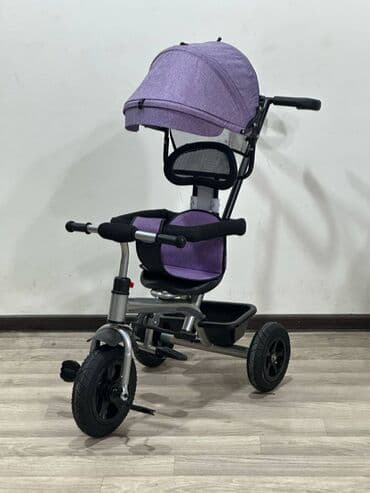 1 3 yaşlı uşaqlar üçün üçtəkərli velosipedlər: Çıxarıla bilən tutacaq ön təkəri idarə edir. Tutacaqlı üç təkərli — 2