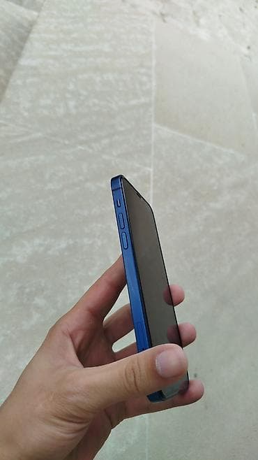 electronics iphone: IPhone 12, 64 GB, Mavi, Face ID — 8