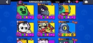 kolleksiya aliram: Brawl Stars hesabı – yüksək inkişaf etmiş kolleksiya - Ümumi: 92/101 — 4