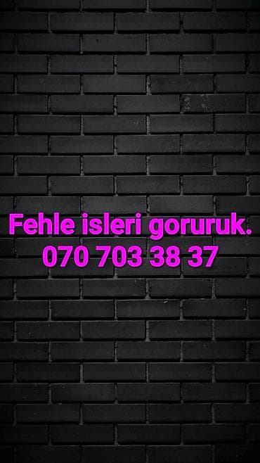 Kənd təsərrüfatı: Fehle isleri goruruk. 2 neferik. ise baxib razilasib isleyirik.Xirda — 1