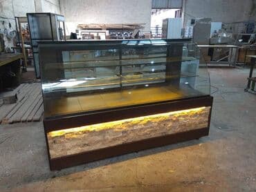 böyük soyuducu: Yüksək keyfiyyətdə şirniyyat vitrinlərinin istənilən ölçü və dizaynda — 4