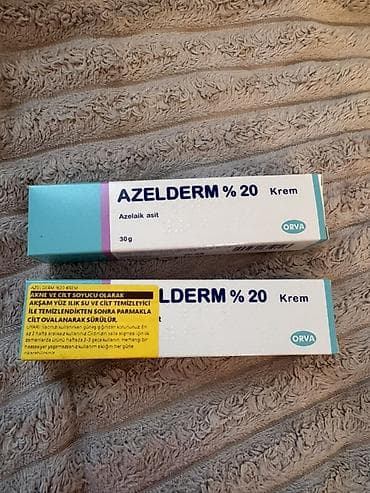 a e vitamini krem: AZELDERM %20 Krem – 30 q - Aktiv tərkib: Azelain turşusu 20% - — 1