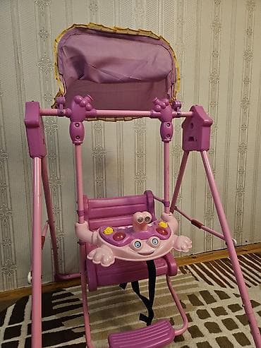 качели для дачи баку: Б/у, Стул-качели, С зонтиком, Металл — 4