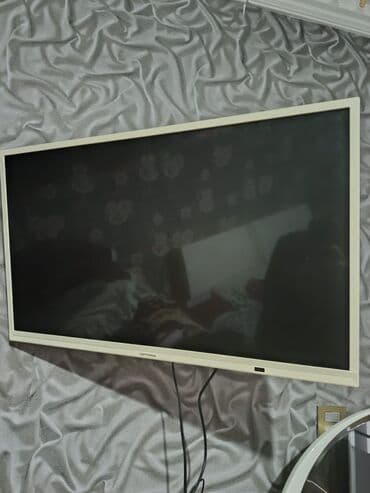 установка телевизора на стену бишкек: İşlənmiş Televizor Hoffmann LED ekran 82" Rayonlara çatdırılma — 2
