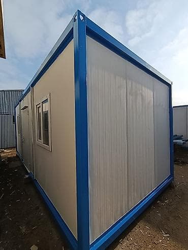 Konteynerlər: Metal karkaslı, sendviç panel divarlı konteyner modul. 3.00x7.00 iki — 1