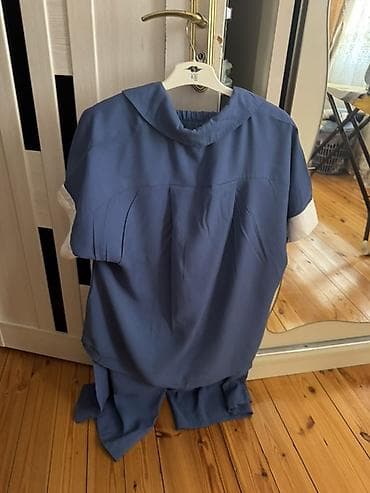 dəst cantalar: Qadın pijama dəsti - İki hissəli dəst: qısaqol köynək və uzun şalvar — 2
