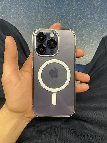 telefon iphone 10: IPhone 14 Pro, 256 GB, Deep Purple, Simsiz şarj — 5