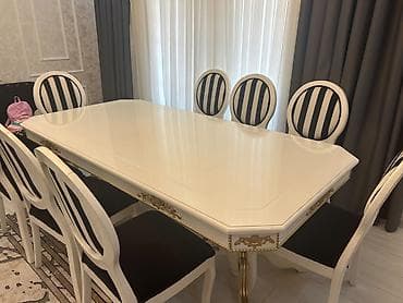 reception masa: Stol stul ela vezyetde 8neferlik 220/120 olcusunde koc sebebi ile — 3