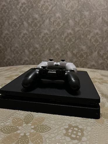 ps 4 slim: PlayStation 4 Slim 500 gb oyun konsolu. Şəkillərdə göründüyü kimi — 4