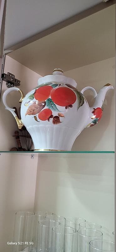 Rəng - Ağ, Çaydan, Farfor